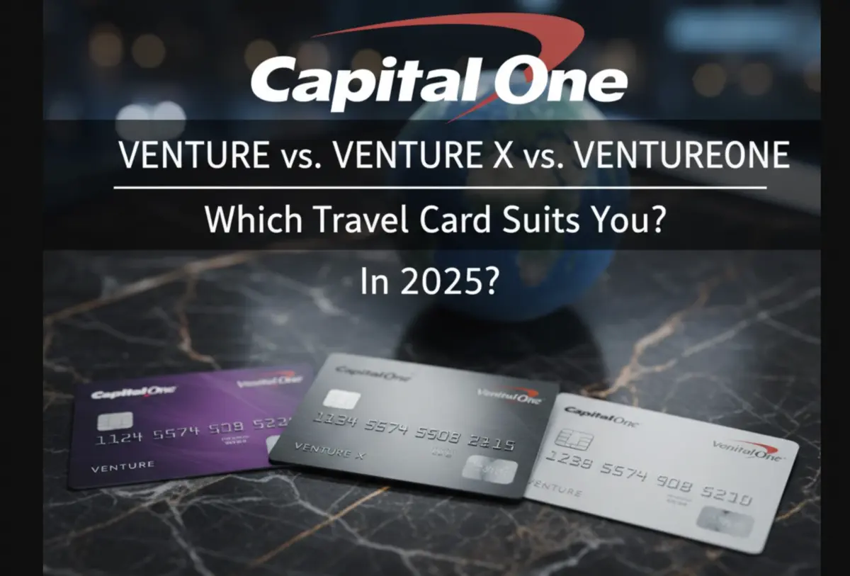Capital One Venture vs Venture X vs VentureOne 2025 – Compare travel credit cards and rewards